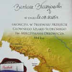 Bartek zdobył Główny Szlak Sudecki