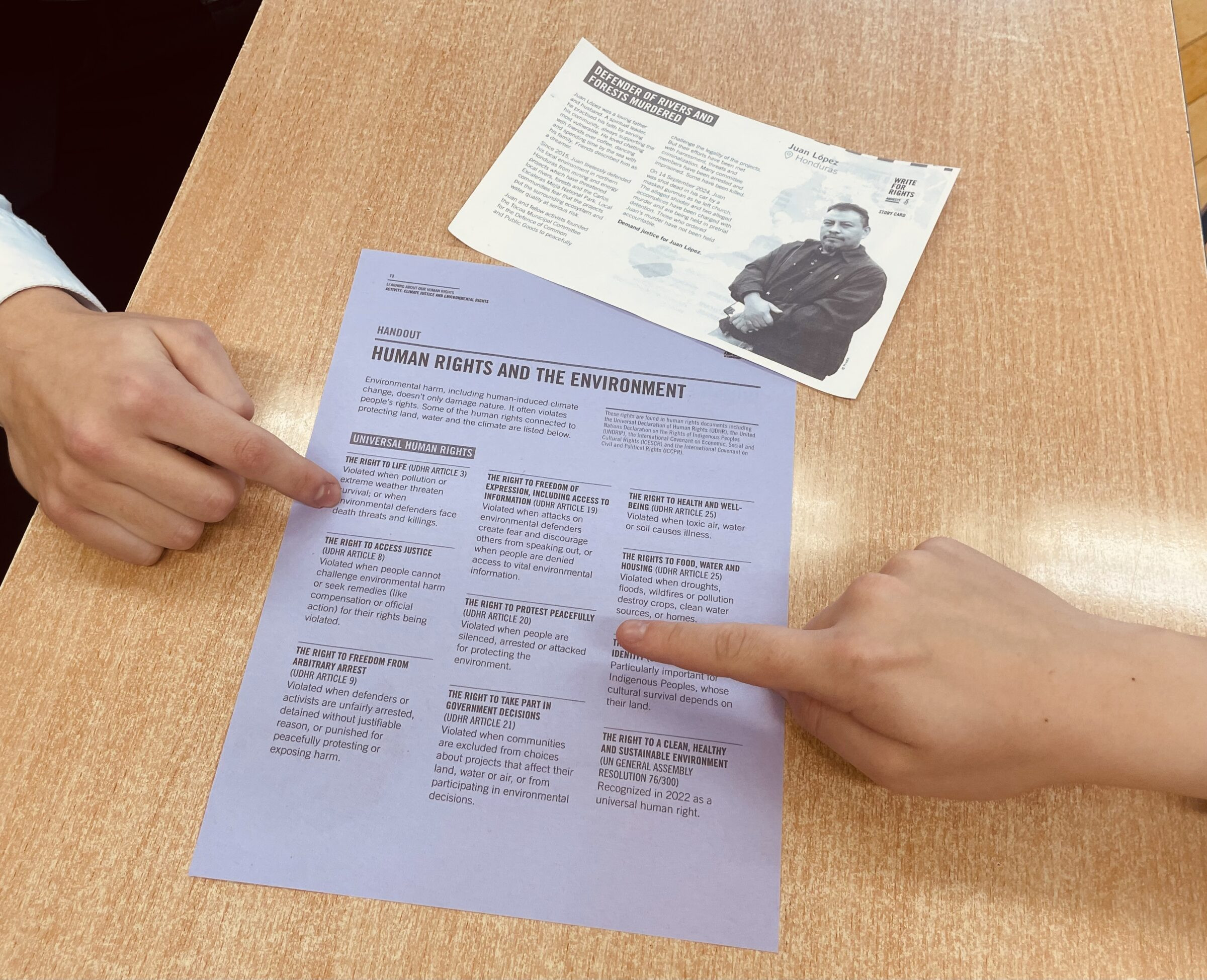 Dzień Praw Człowieka w ZSK – wspólna akcja całej społeczności szkolnej